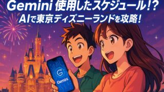 【ランドのタイムスケジュール】ぬま畑夫婦のディズニーランド攻略！：最高の一日にする方法はGeminiを使う！？ 